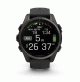 fenix 8 – 43 mm, AMOLED - Sapphire, Carbon grey DLC titanium with Black/pebble grey silicone band - 010-02903-21 - Garmin